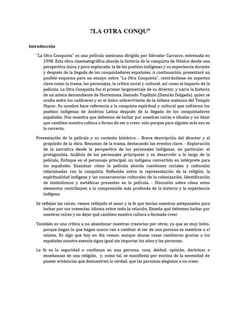 La Otra Conquista PDF