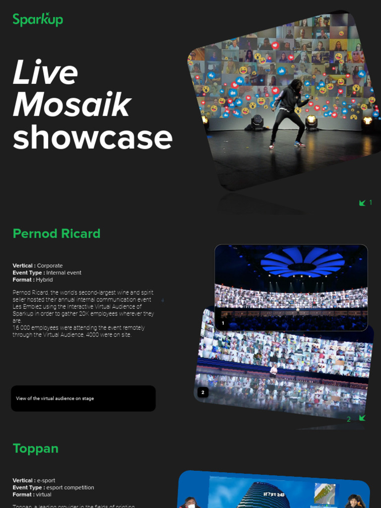 (EN) Live Mosaik by Sparkup - Showcase | PDF