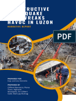 A Destructive Earthquake That Wreaks Havoc in Luzon
