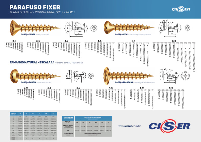 Ciser Escala Parafuso Fixer | PDF
