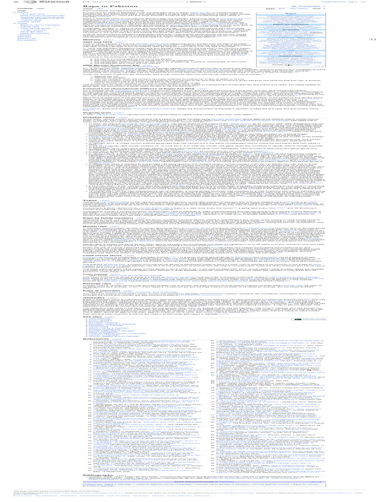 Rape in Pakistan - Wikipedia | PDF