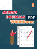 Adding Decimals Workbook, Level 1