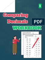 Comparing Decimals Workbook, Level 1