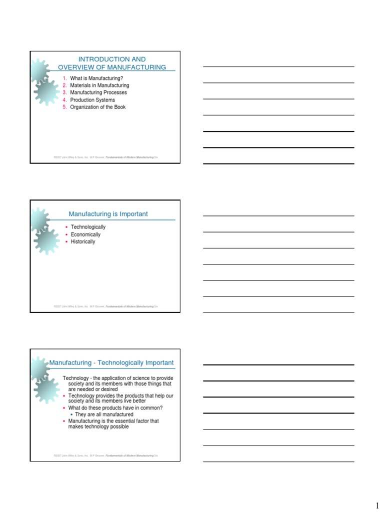 Manufacturing | PDF