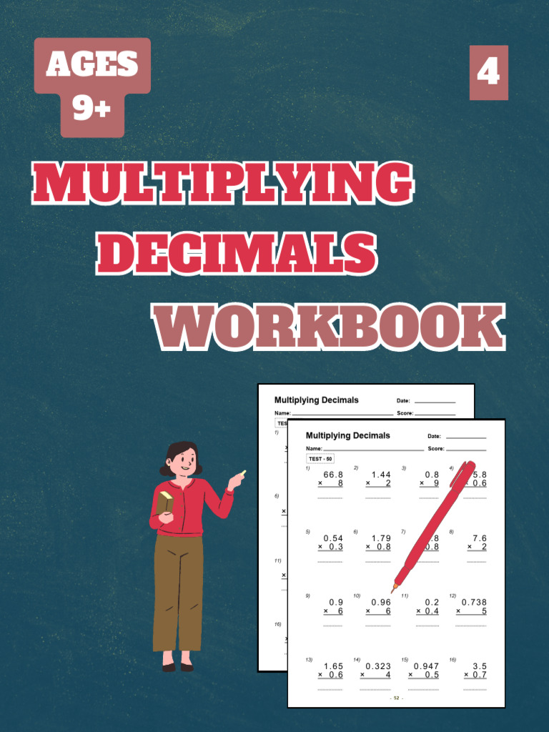 Multiplying Decimals Workbook, Level 4 | PDF