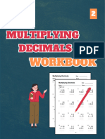 Multiplying Decimals Workbook, Level 2