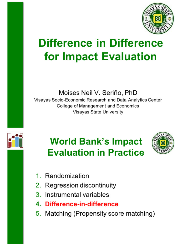Difference-in-Difference Impact Evaluation Guide | PDF | Teaching ...
