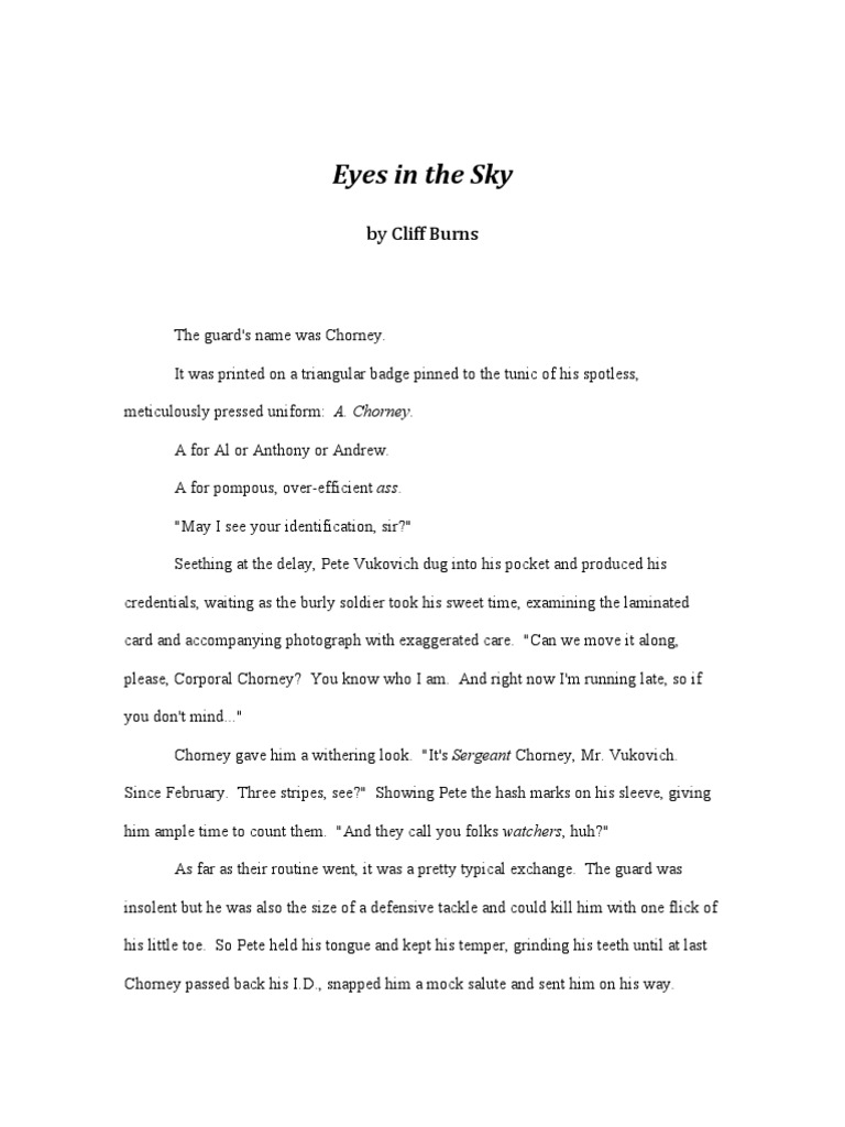 Eyes in The Sky PDF Empire Of Japan Unrest