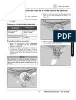 7.8.1 Retiro y Reparación Del Cubo de La Rueda Trasera Del Vehículo
