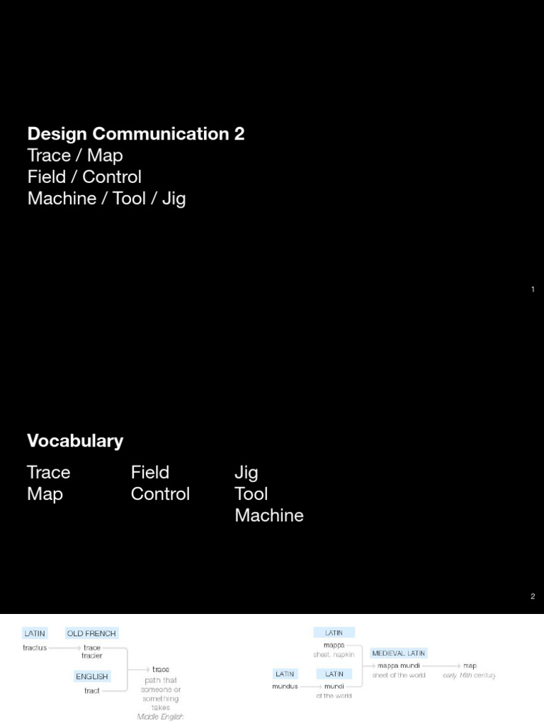 15S DC2 Lecture.02 Trace - Map.Field - Control... | PDF