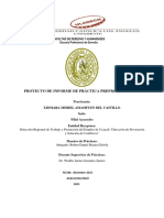 Primer Modelo Proyecto de Informe de Prácticas Pre Profesional Final II ENVIAR en PDF Actual