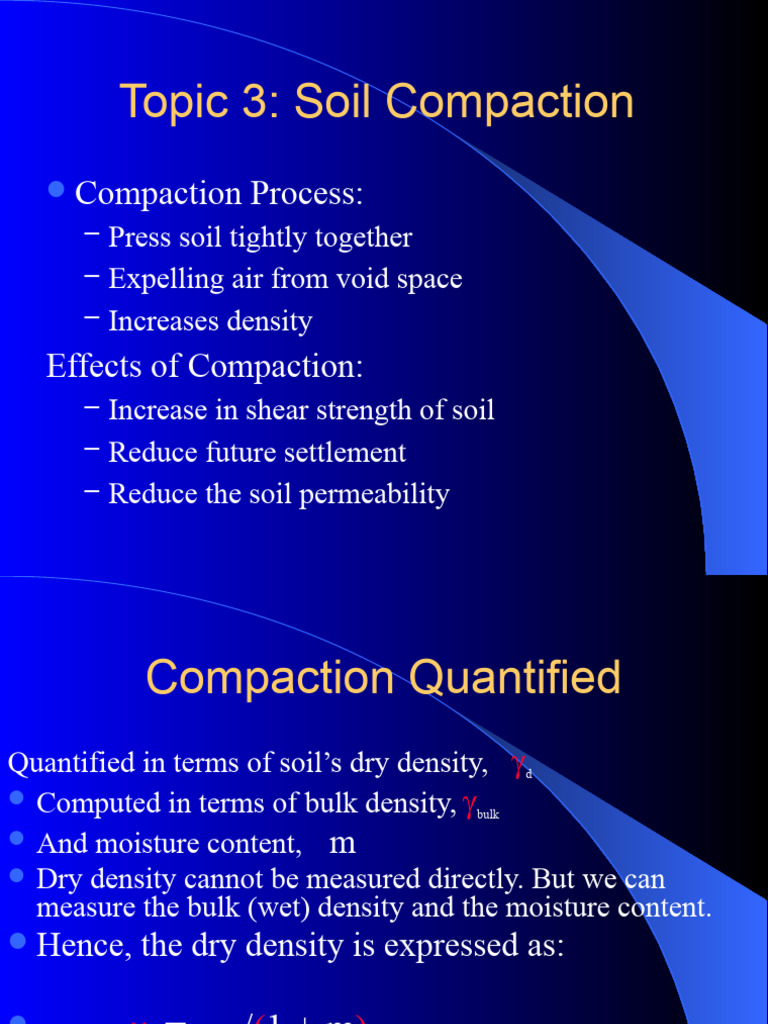 Understanding Soil Compaction Techniques | PDF | Home & Garden ...