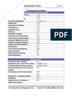 2nd Sessional Syllabus