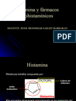 Histamina y Fármacos Antihistamínicos