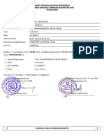 Surat Kesiapan Asesmen Nasional - Tahun 2022