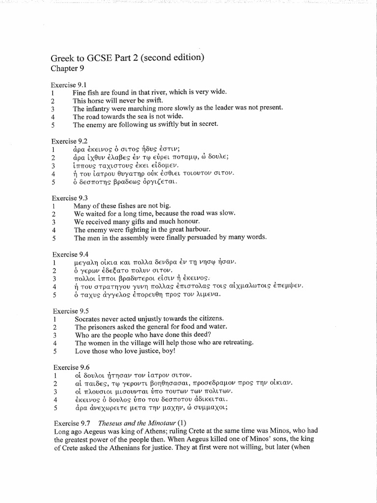Greek to gcse pt 2 ch 10 pdf
