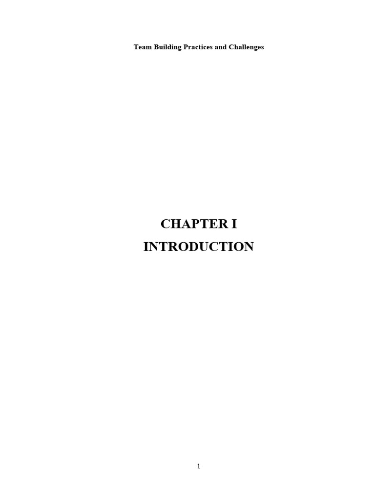 Team Building Practices and Challenges | PDF | Human Resource ...