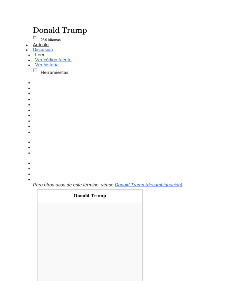 Donald Trump | PDF