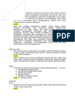 Tugas Soal Ekonomi Internasional