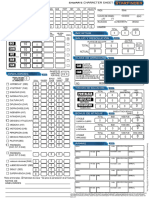 Starfinder Character Sheet Español