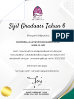 Tahun 6 - Sijil Graduasi 2022