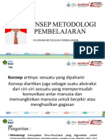 KONSEP METODOLOGI PEMBELAJARAN