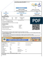 Pnbe Indb Exp Third Ac (3A) : Electronic Reserva On Slip (ERS)