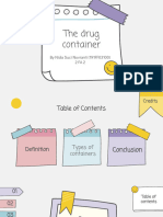 The Drug Container: by Nida Suci Novianti (191FF03100) 2 FA 2