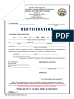 FSED 44F Certification For Fire Drill Rev02