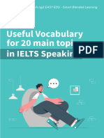 Useful Vocabulary For 20 Main Topics in IELTS Speaking 1