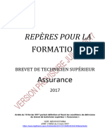 Guide Repere de Formation BTS Assurance 14 Juillet 17