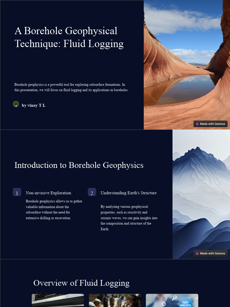 A Borehole Geophysical Technique Fluid Logging | PDF