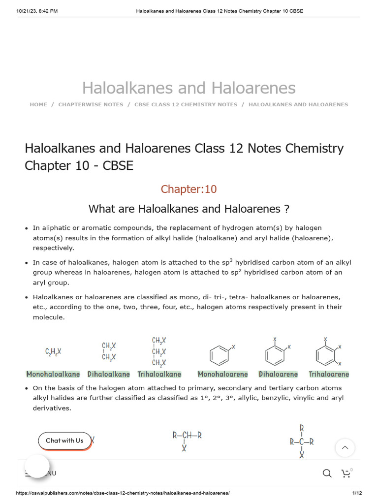 Ap Chemistry Chapter 10 Review