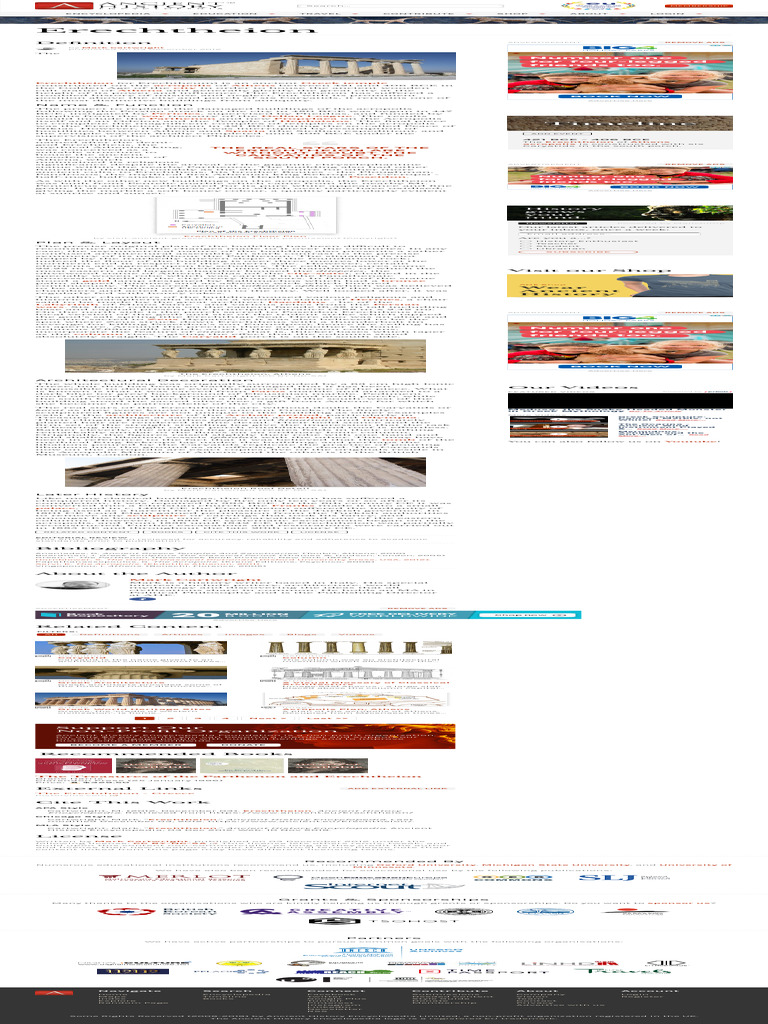Erechtheion Ancient History Encyclopedia PDF
