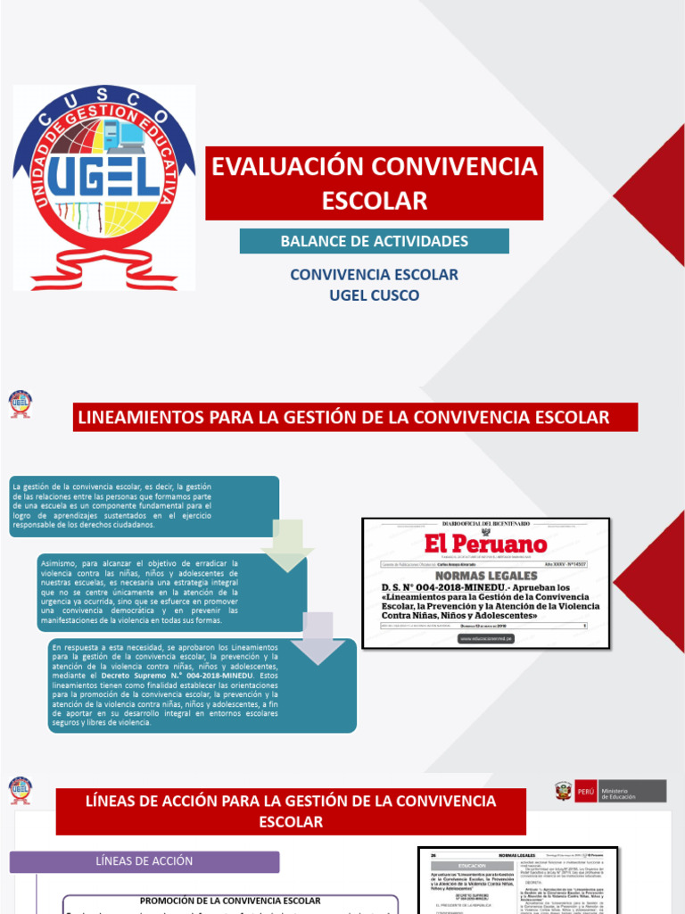 Evaluación de Convivencia Escolar | PDF | Crecimiento personal y ...