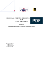 Proposal Writing English