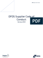 DFDS Supplier Code of Conduct
