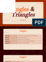 Angles & Triangles