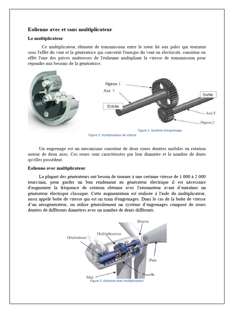 Éoliennes Avec ou sans multiplicateur PDF Maison et jardin — free download