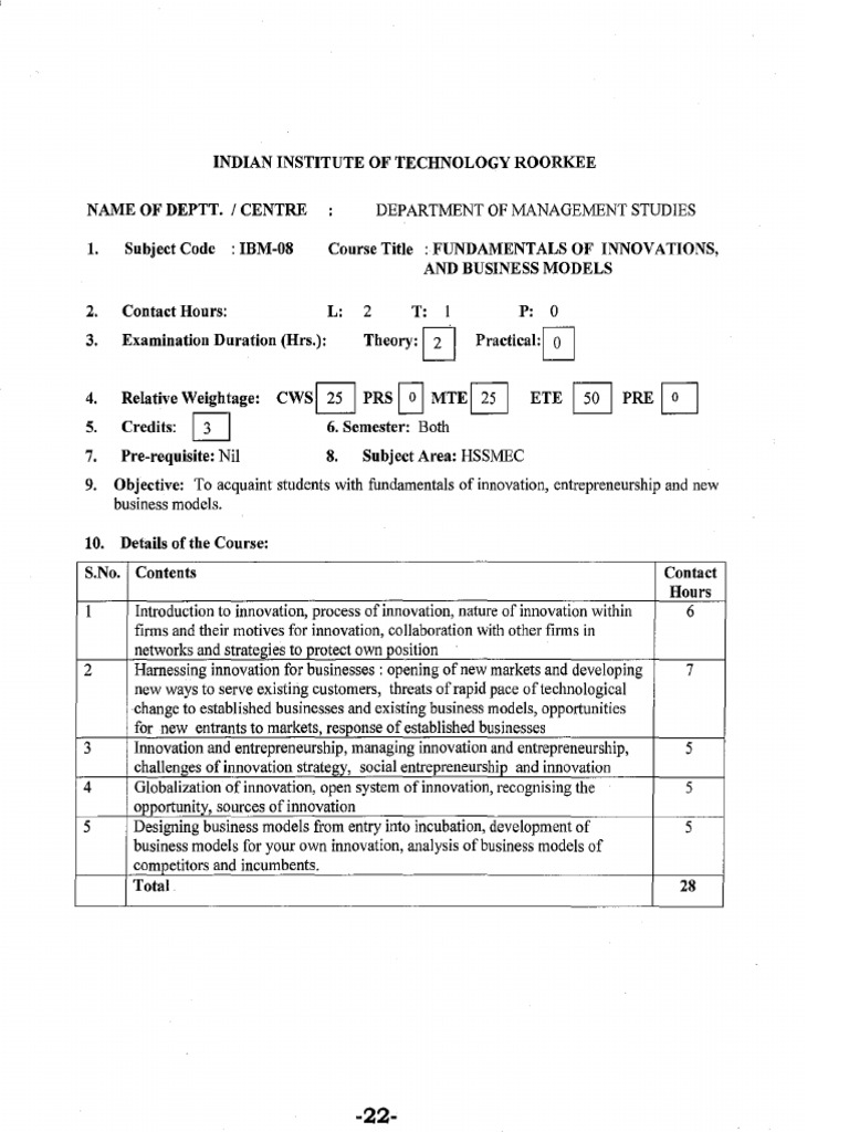 Innovation Business Models And Entrepreneurship Pdf