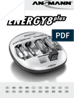 Ansmann Energy 8 Plus Battery Charger 100 240v 5207442 Us B H 80888 User Manual
