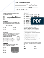 avaliação 5ª ano C Matematica