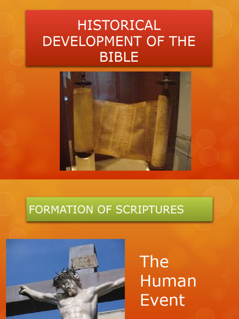 Historical Development of The Bible PDF