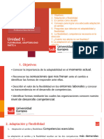 Tema 1.1 Flexibilidad, Adaptación y Resiliencia