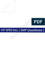UP Special Complete Imp.शॉट नोट्स 