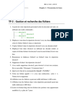 Tp3 Gestion Et Recherche de Fichiers
