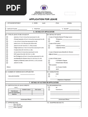 Leave Form
