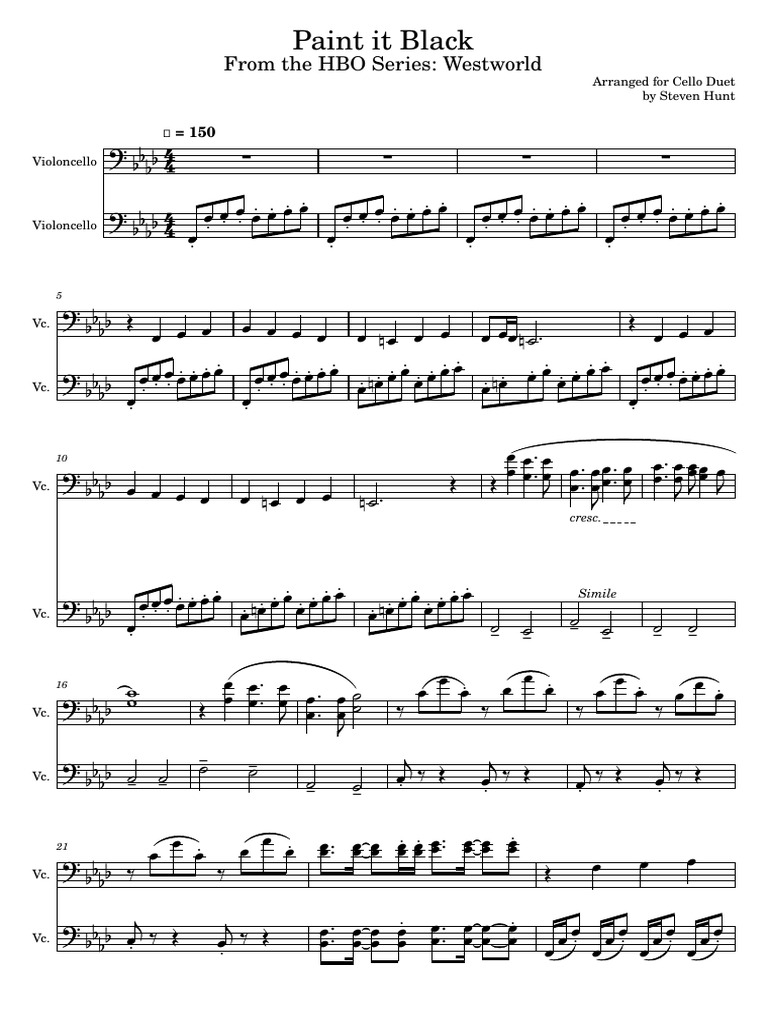 Westworld_Paint_it_Black_for_Cello_Duet PDF