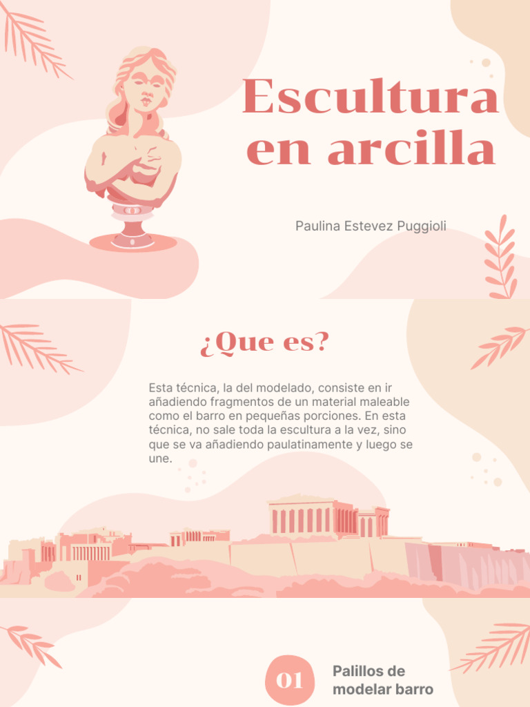 Escultura en Arcilla: Técnicas y Ejemplos | PDF