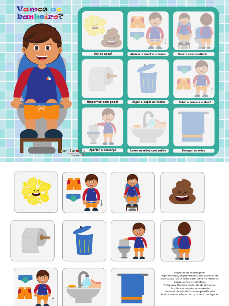 Uso Do Banheiro Menino Pqgvoj 2 | PDF | Aprendizado | Neurociência, image size:768x1024